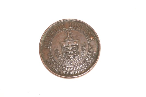 Artillery canteen token for table.