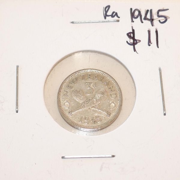 1945 NZ Threepence