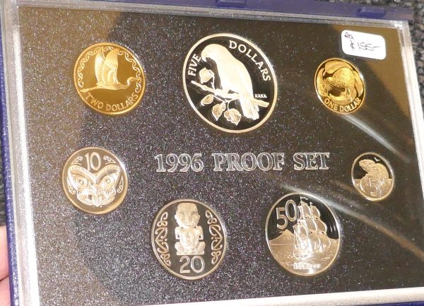 1996 Bank of New Zealand Proof coin set - Image 2