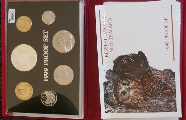 1999 New Zealand Proof Coin set - Image 2