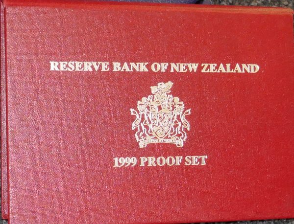 1999 New Zealand Proof Coin set - Image 3