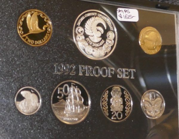 1992 N.Z.  proof coin set