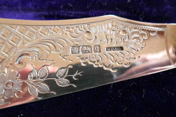Stunning Sterling Silver and Mother of Pearl,Fish Servers - Image 7
