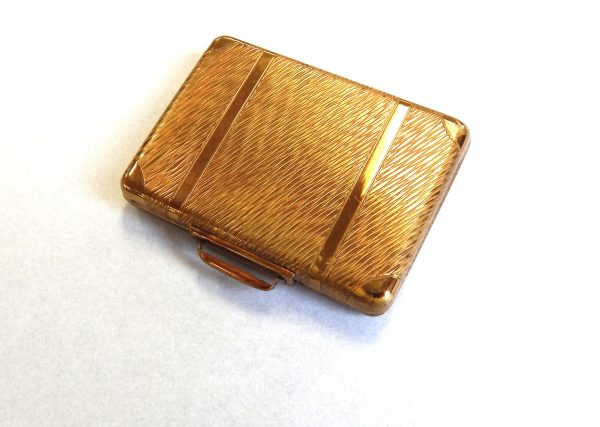 Vintage KIGU "Suitcase" Powder Compact  "Bon Voyage" - Image 4