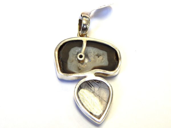 Sterling Silver Quartz Crystal Pendant - Image 3
