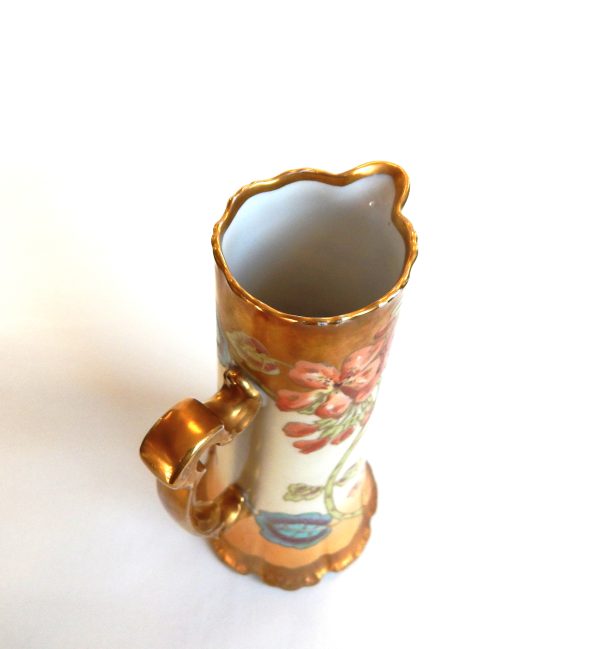 Gorgeous Hand Painted Limoges Jug Vase - Image 3