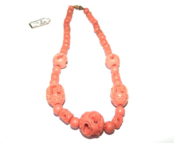 Casein Art Deco Necklace