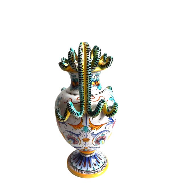 Quirky Hand Made Italian Pottery Vase - Image 2