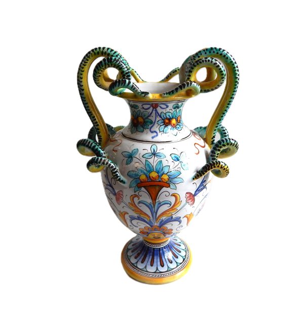 Quirky Hand Made Italian Pottery Vase - Image 3