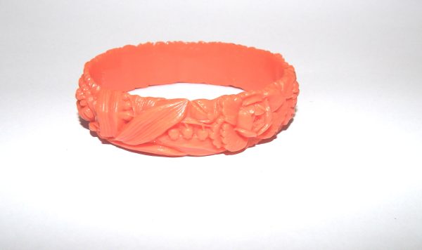 Casein Art Deco Bangle - Image 4