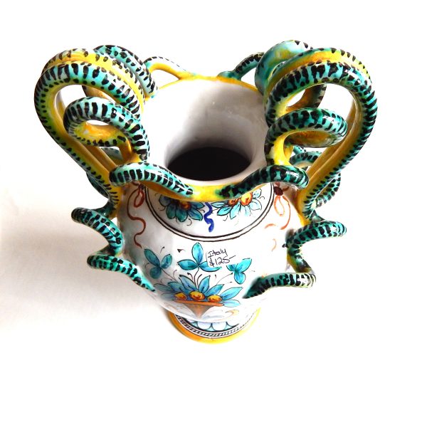 Quirky Hand Made Italian Pottery Vase - Image 6