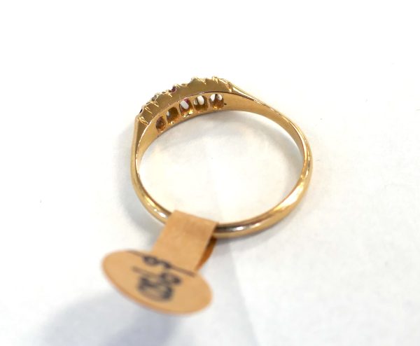 18ct Gold Ruby and Diamond Antique Ring - Image 2