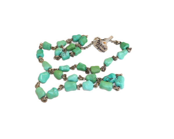 Vintage Silver and Turquoise Necklace
