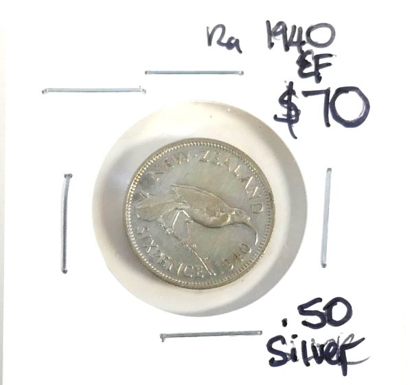 1940 High Grade Sixpence