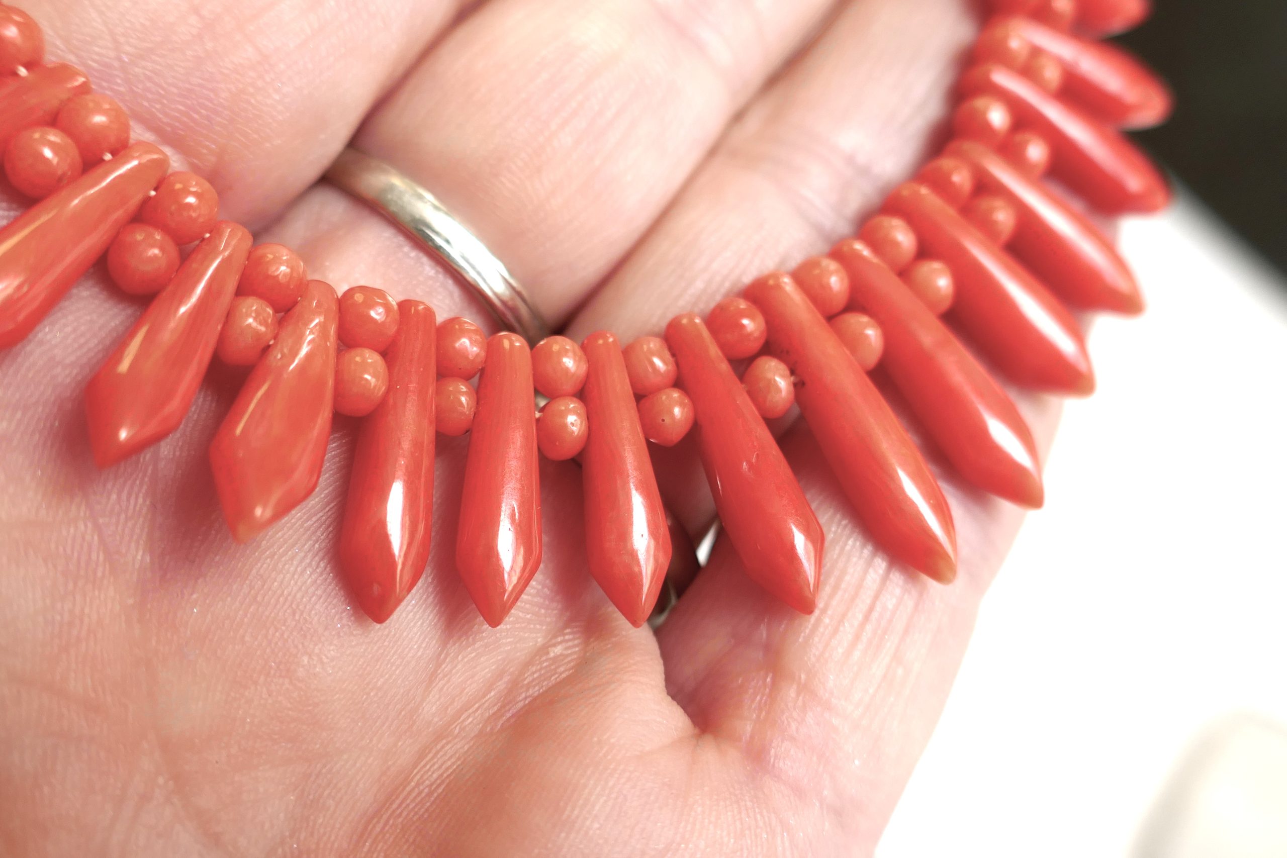 Antique Coral Necklace - Image 2
