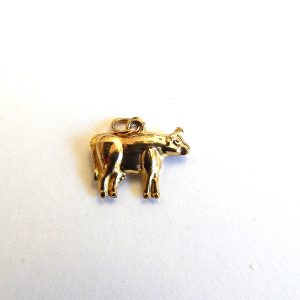 9ct Gold Cow Charm