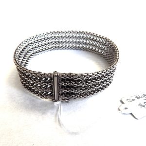 Sterling Silver Woven Link Bracelet
