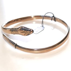 1920’s Rose Gold plated, Sterling Silver snake Armlet