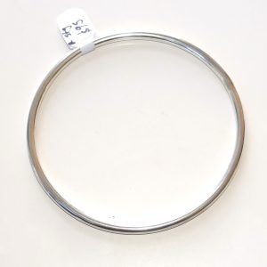 Heavy round Sterling Silver bangle