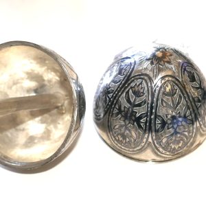 Antique Sterling Silver Sewing Egg