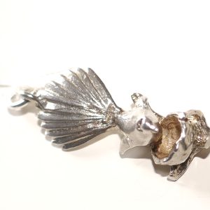 NZ Sterling Silver Faintail Large charm / Pendant