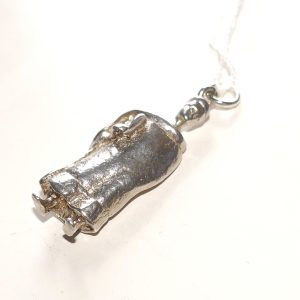 NZ Maori Chief, Sterling Silver Pendant / Charm