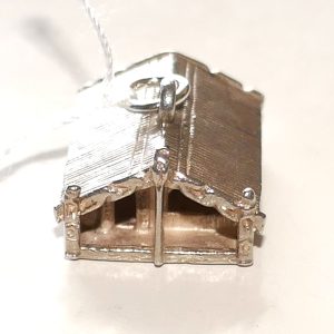 Sterling Silver Whare ( meeting house ) NZ charm