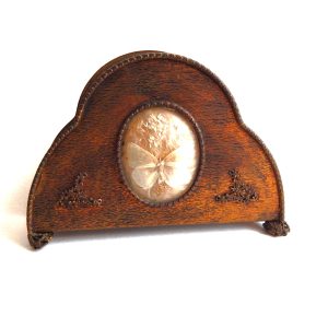 Very Pretty Vintage Metal Letter Holder