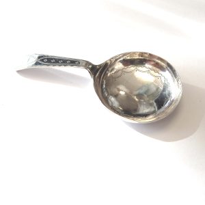 Joseph Taylor circa 1796 Sterling Silver Tea Caddy Spoon