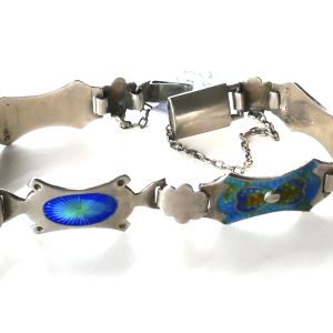 Antique Art Nouveau James Fenton ? Enamel bracelet