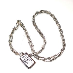 Triple twist Sterling Silver chain