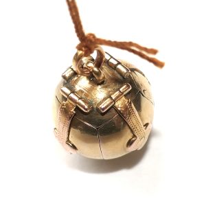 Small Gold and Silver Masonic Ball