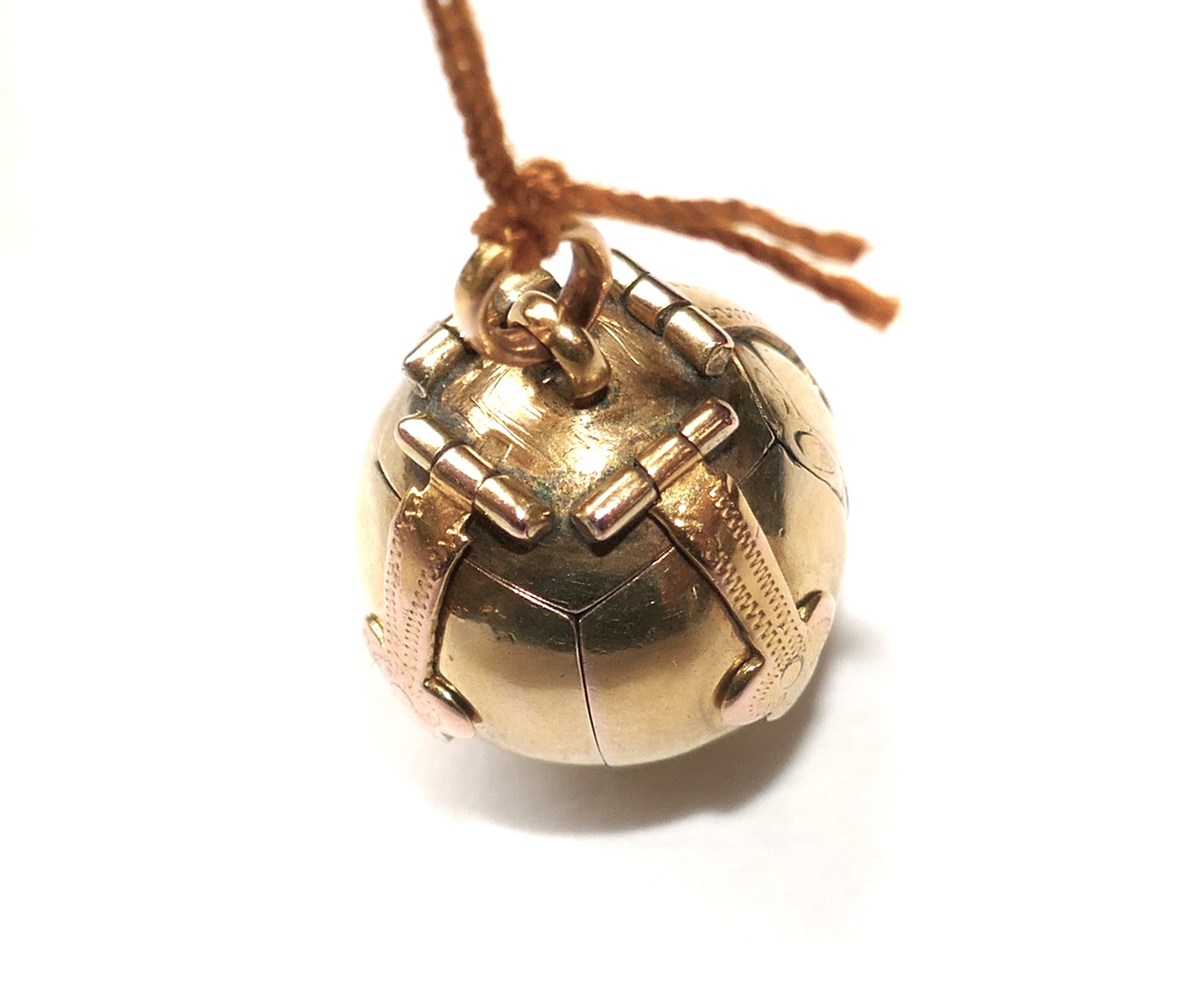 Small Gold and Silver Masonic Ball
