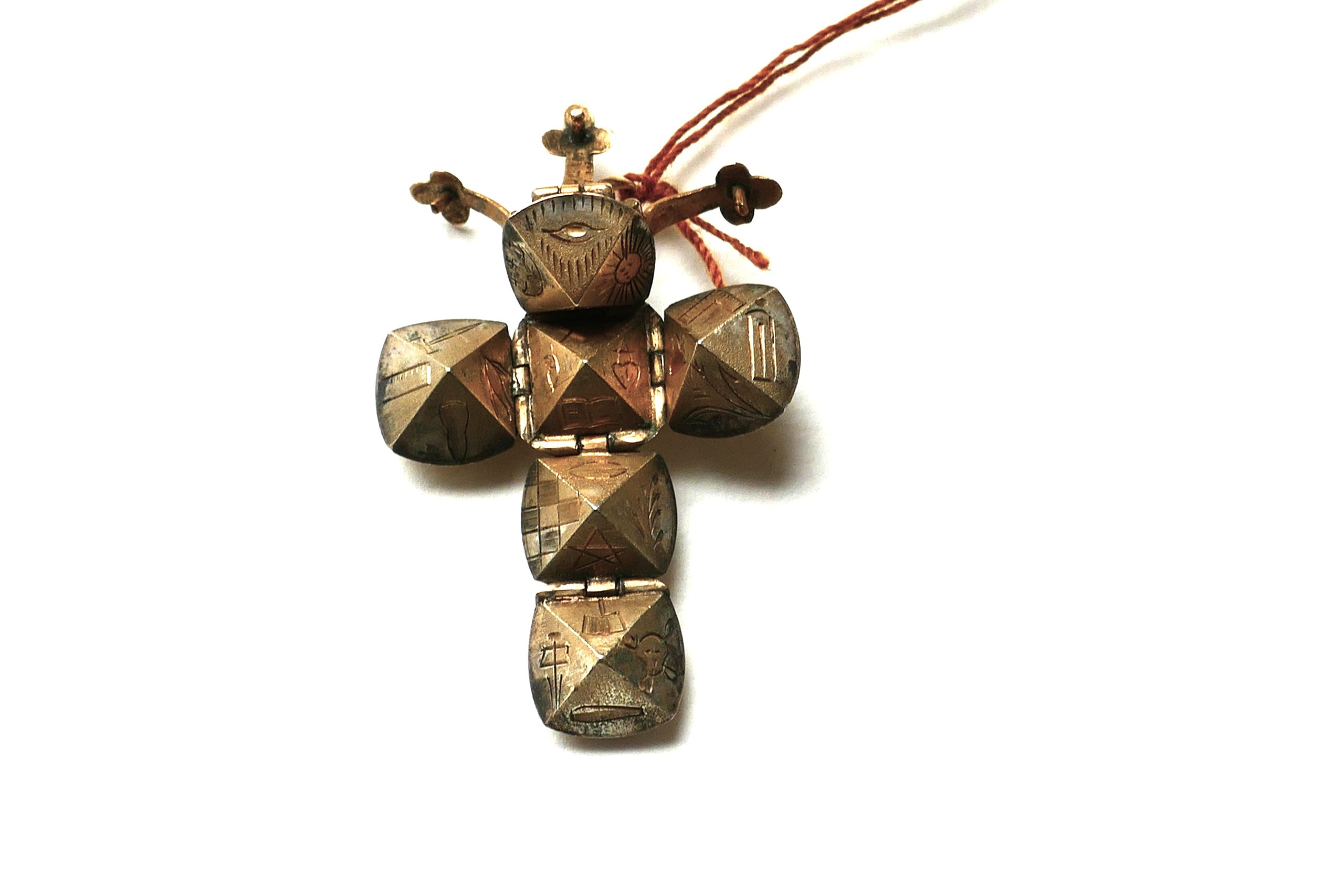 Small Gold and Silver Masonic Ball - Image 4