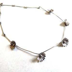 Sterling Silver Daisy Chain Necklace