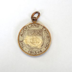 Auckland Exhibition 1913-14 Pendant/Fob Medalet
