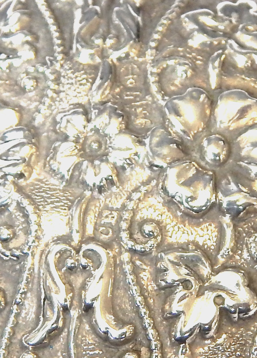 Pretty little Antique Sterling Silver Trinket Box - Image 5