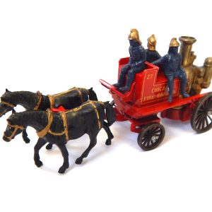 Vintage Lledo Die Cast Horse Drawn Fire Engine